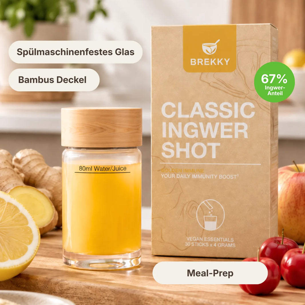 Ingwer Shot Glas