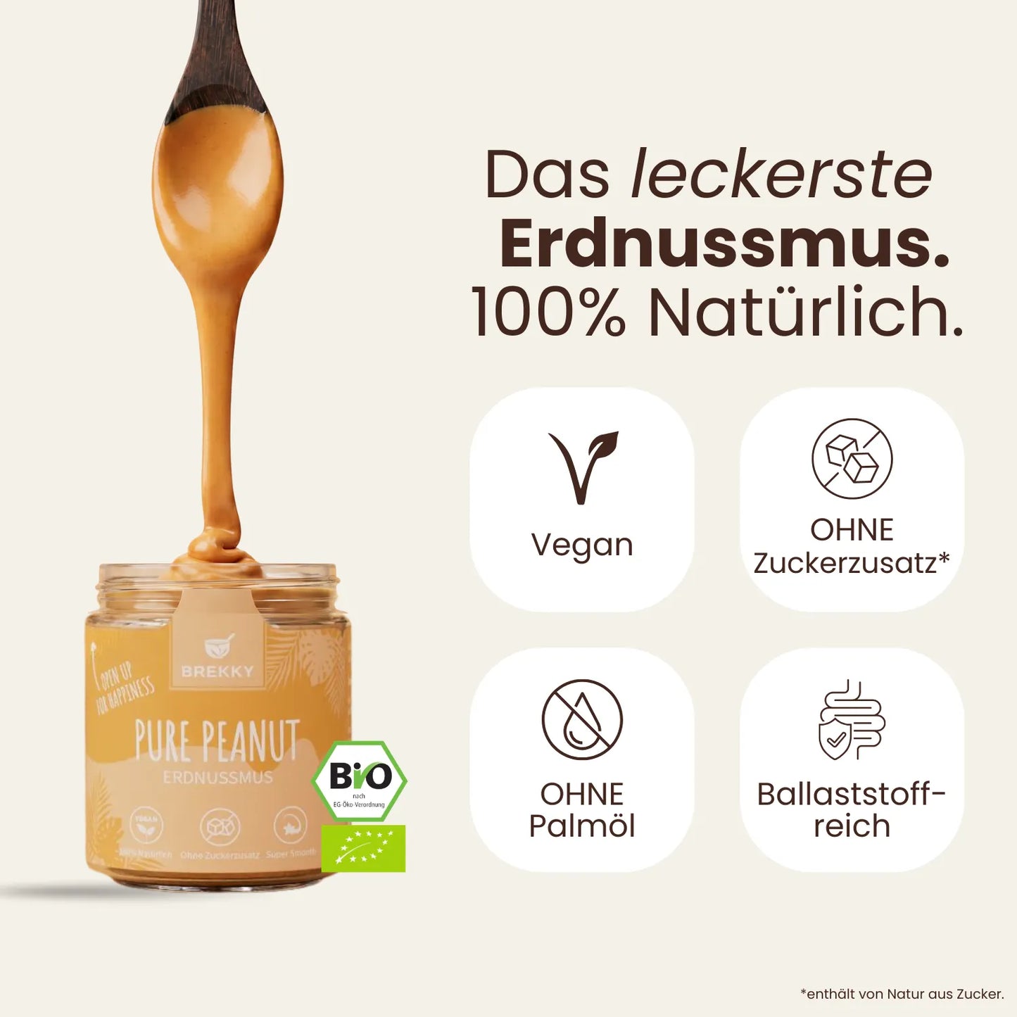 Pure Peanut Erdnussmus - BIO