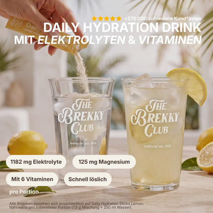 Daily Hydration Drink mit Elektrolyten und Vitaminen
