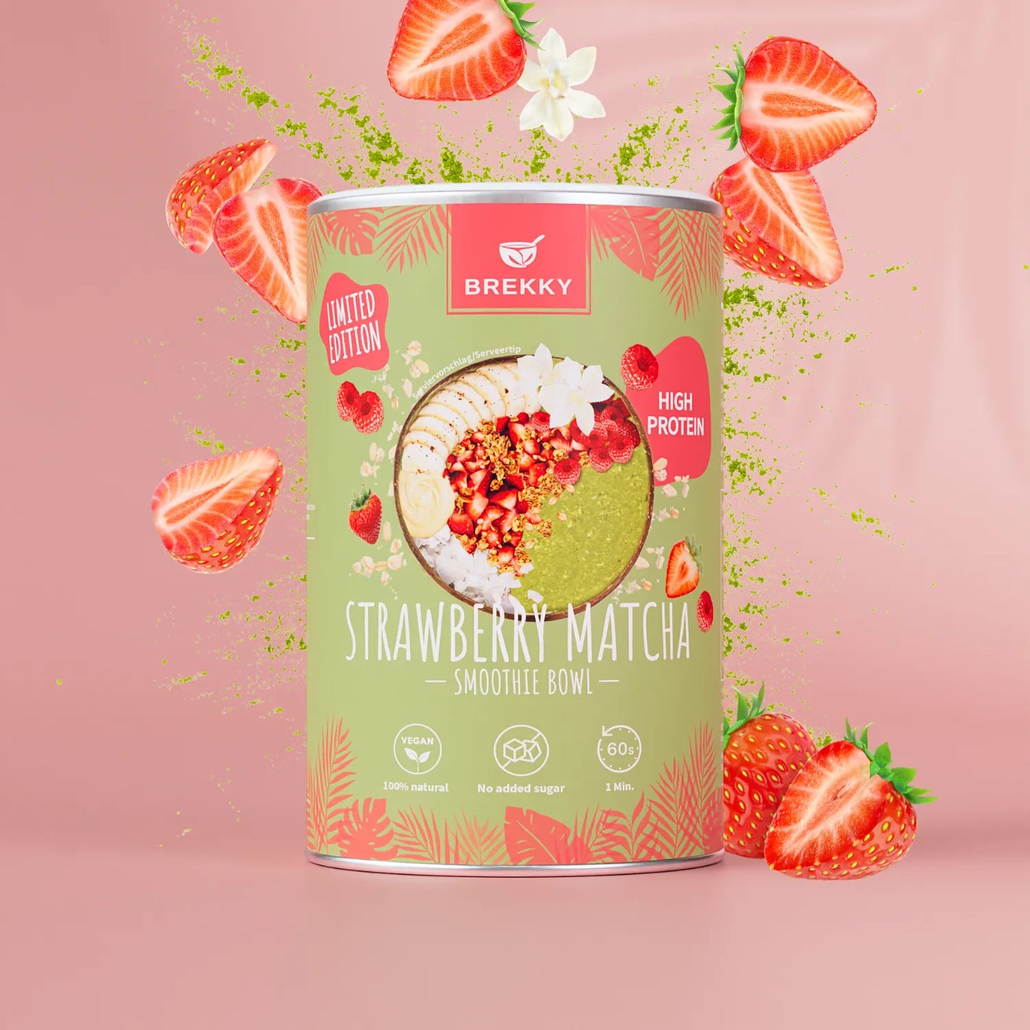 Protein Strawberry Matcha