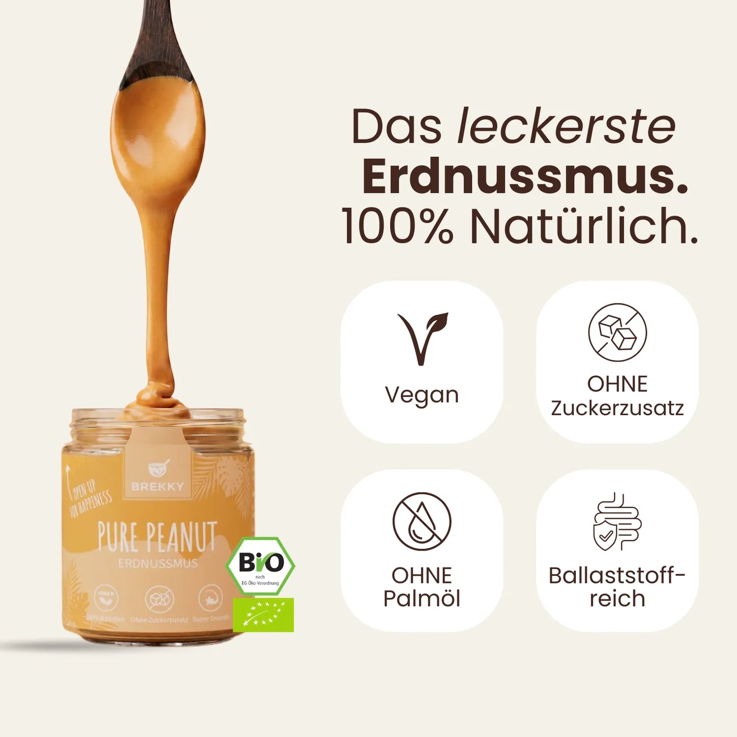 Pure Peanut Erdnussmus - BIO