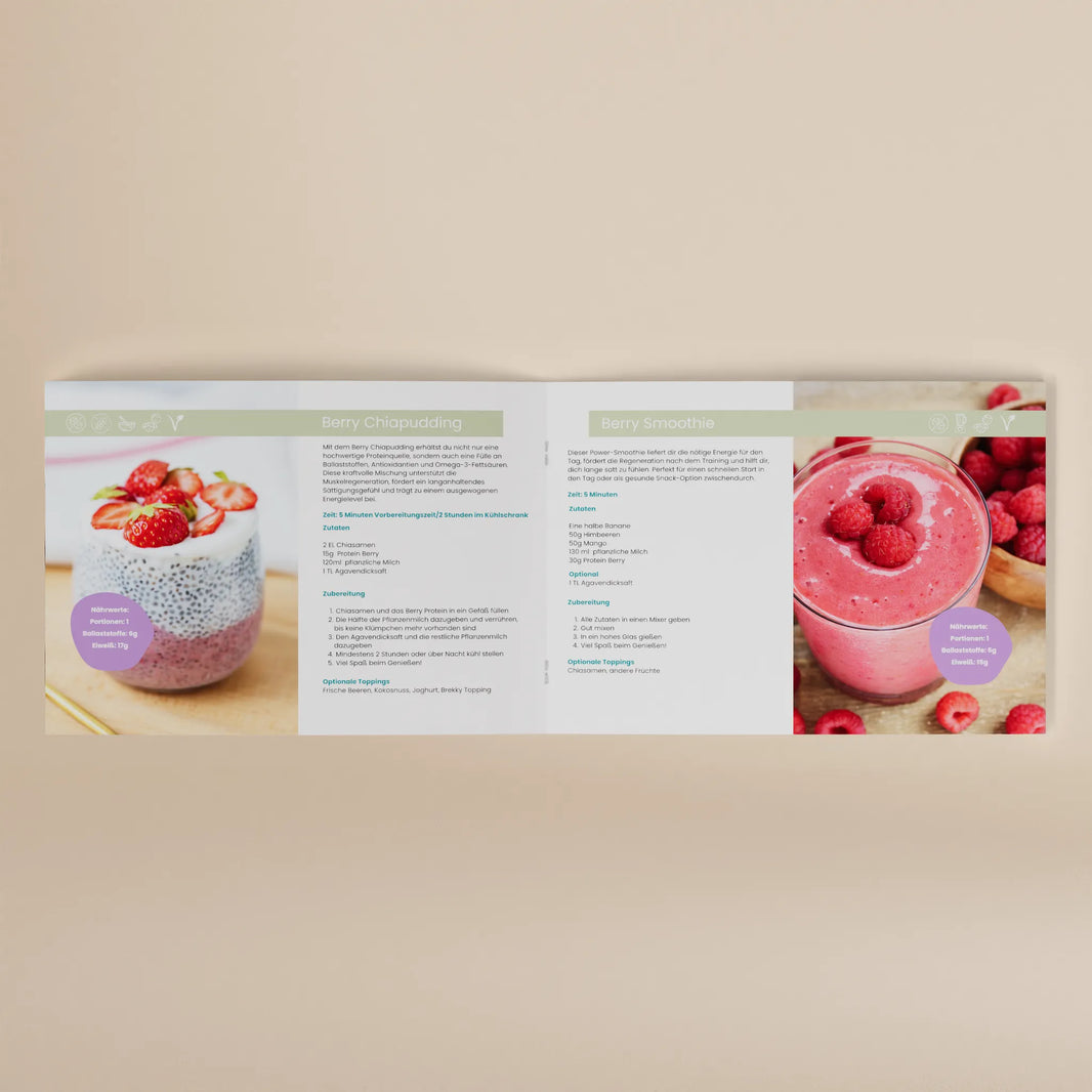 BREKKY Rezeptbuch vegan protein