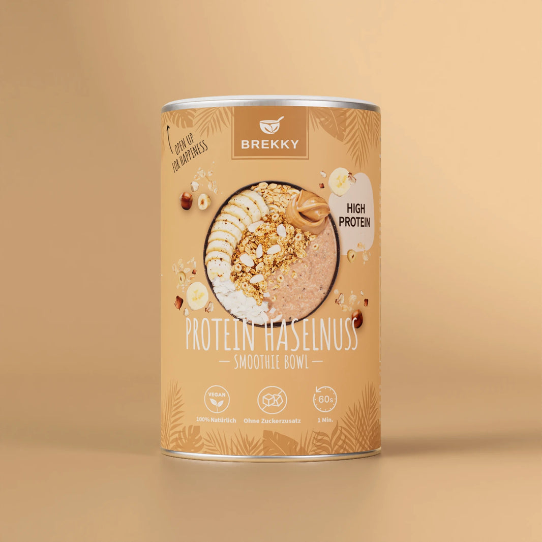 Dose Protein Haselnuss Smoothie Bowl