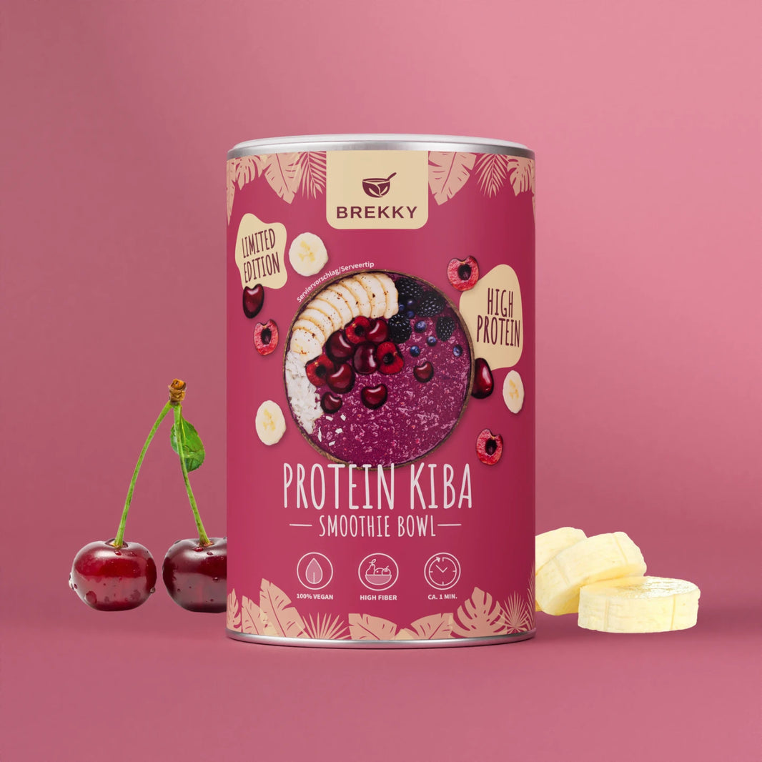 Dose Protein KiBa Smoothie Bowl mit Kirschen und Banane