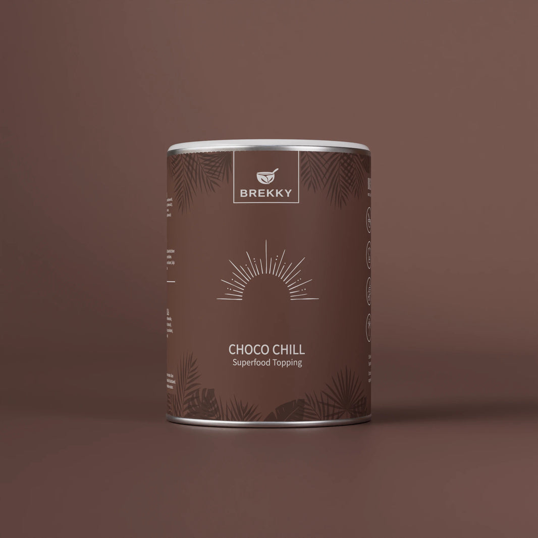 Braune Dose Choco Chill Superfood Topping