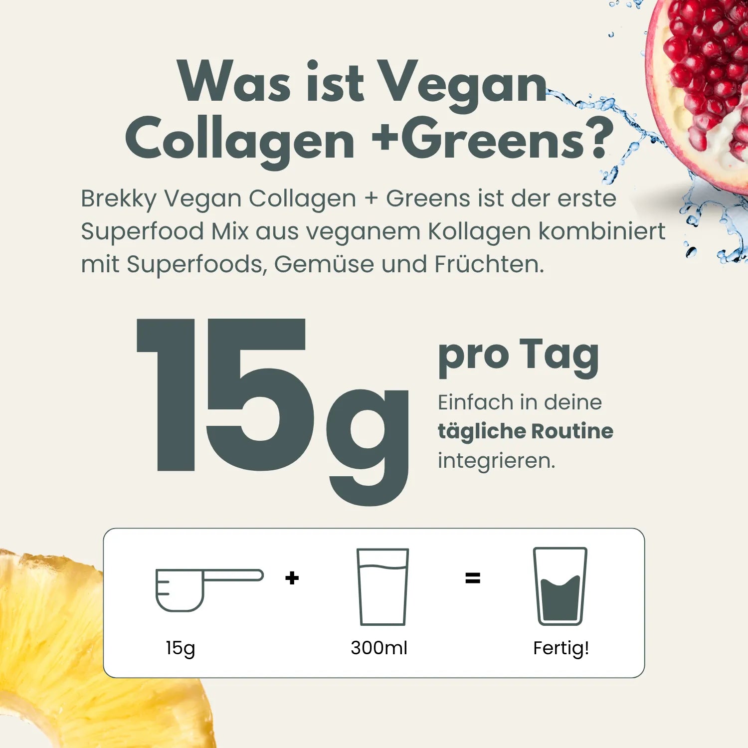 Vegan Collagen plus Greens, 15 g pro Tag