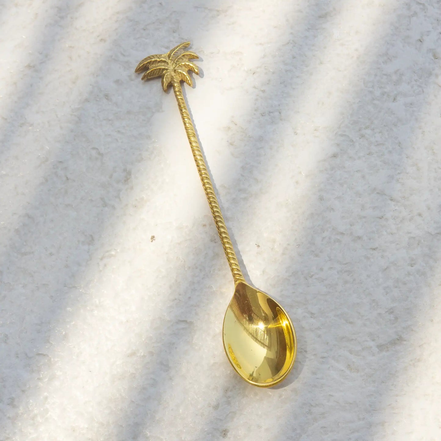 Gold Palm Tree Spoon