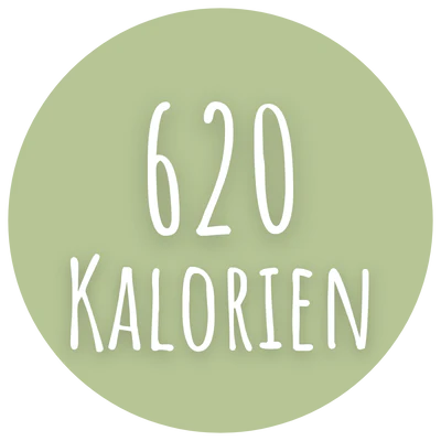 Grüner Kreis mit Angabe 620 Kalorien