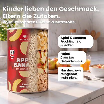 BREKKY Kids Smoothie Bowl Apfel Banane Zutaten