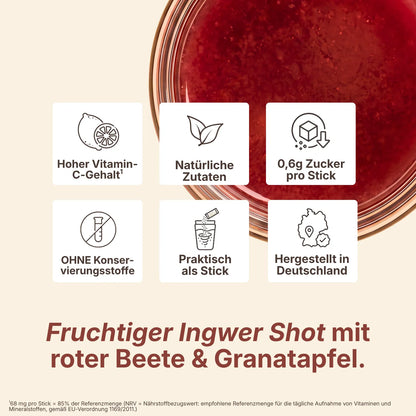 Berry Ingwer Shot Benefits