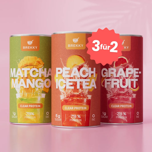 3 für 2 Veganes Premium Clear Protein | Oster Deal