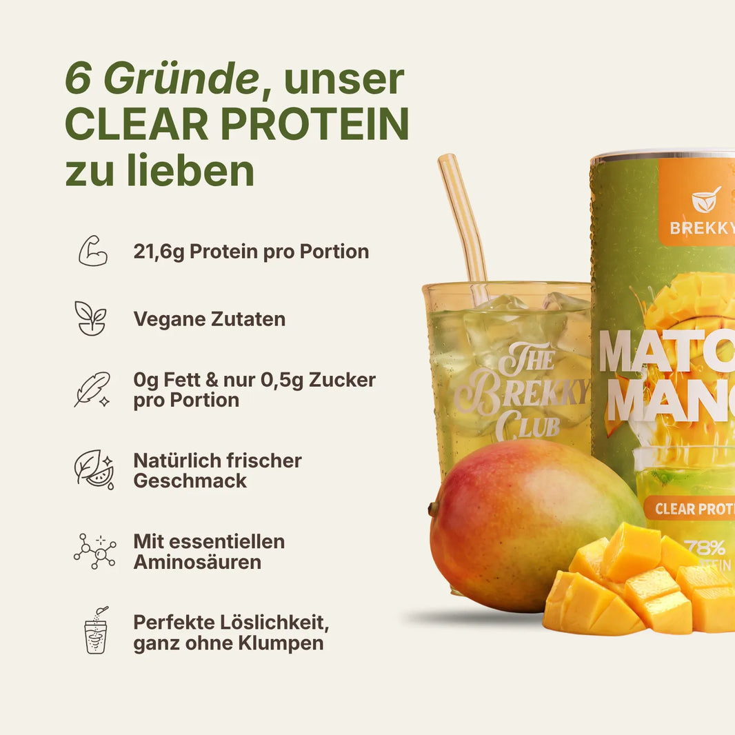 Matcha Mango - Veganes Clear Protein