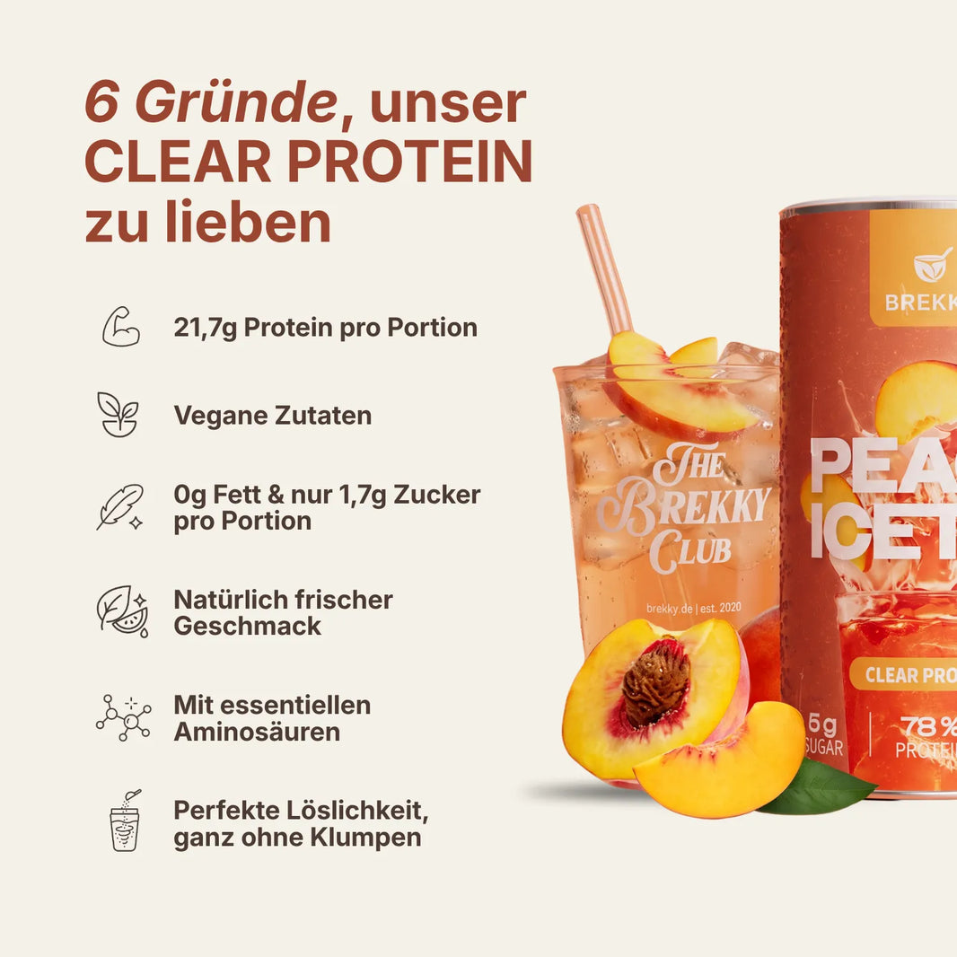 Peach Ice Tea - Veganes Clear Protein