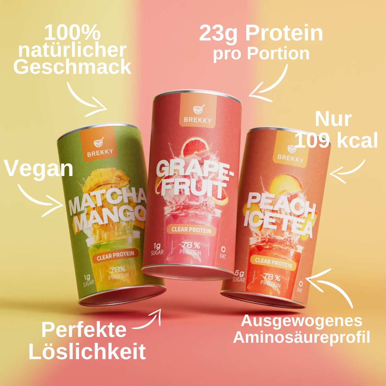 Veganes Premium Clear Protein - BLACKWEEK Probierpaket