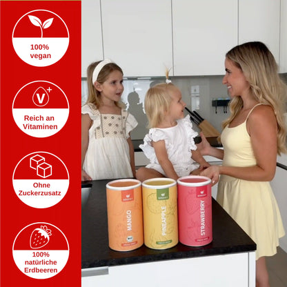 Gefriergetrocknete Erdbeeren