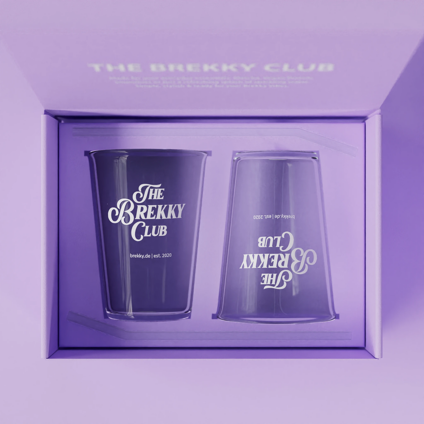 Brekky Cold Cup Glasses Set of 2