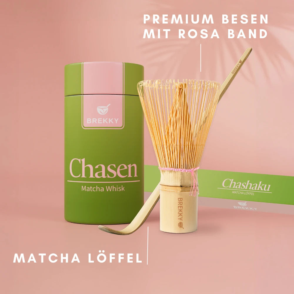 Matcha Besen + Löffel Premium Set