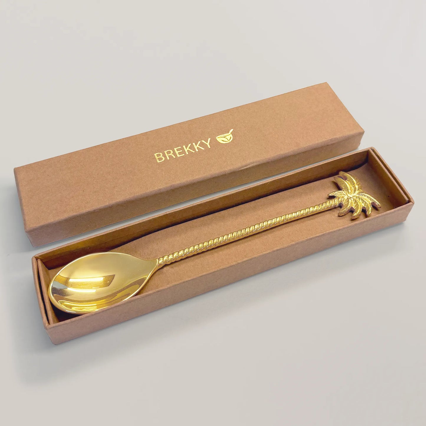 Gold Palm Tree Spoon