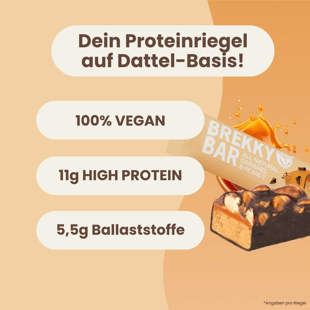 Brekky Bar - Caramel Peanut Proteinriegel