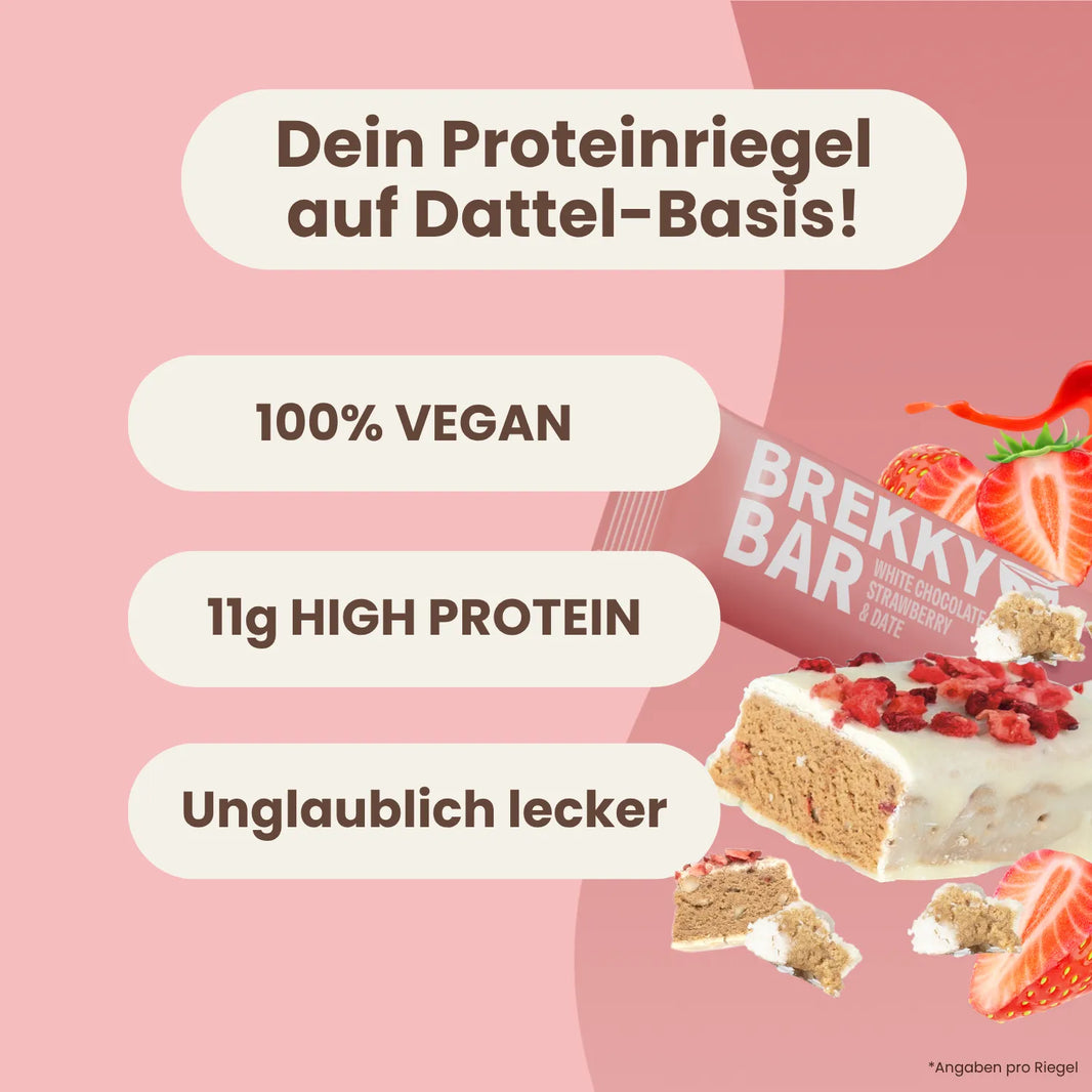 Brekky Bar - Erdbeer Proteinriegel