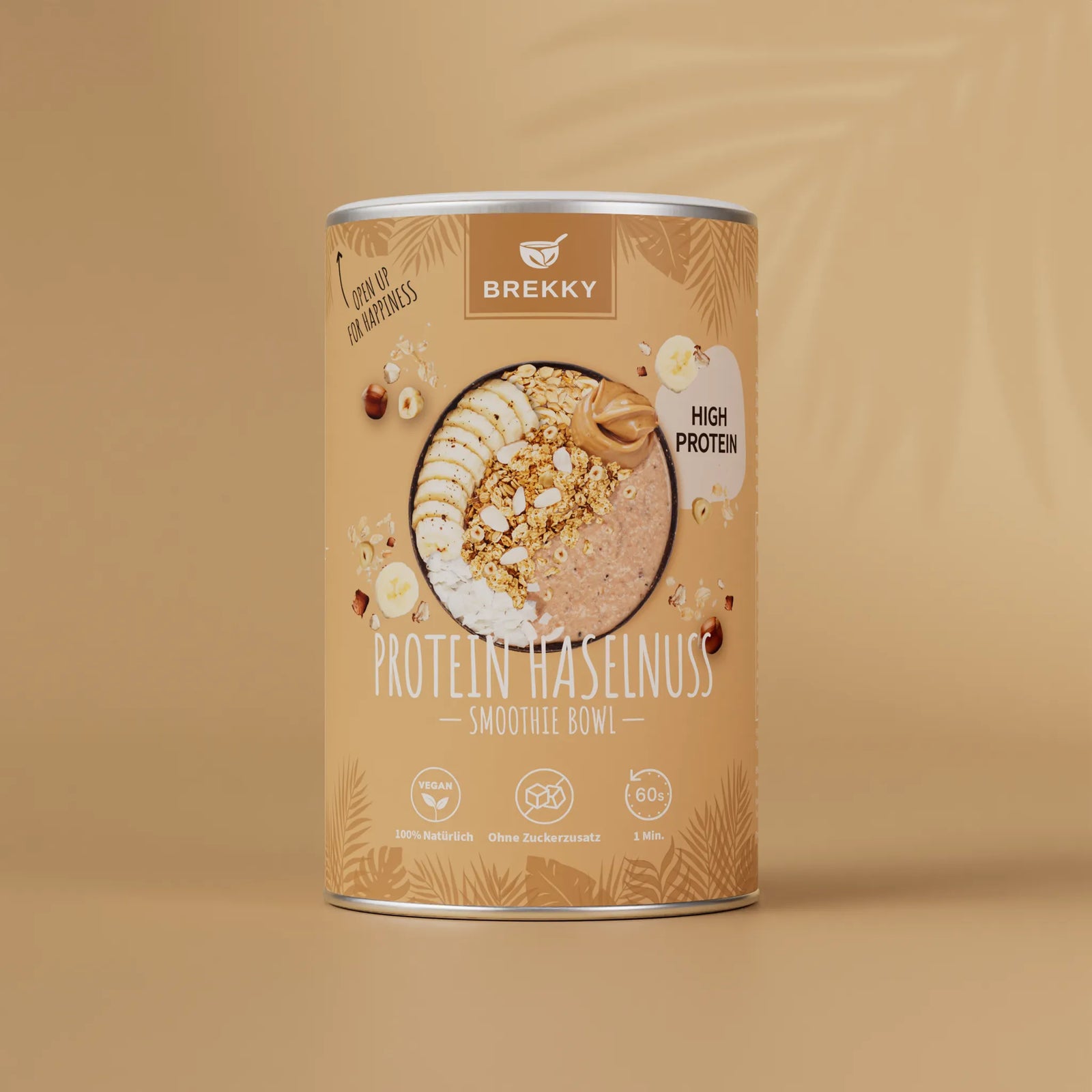 Dose Protein Haselnuss Smoothie Bowl