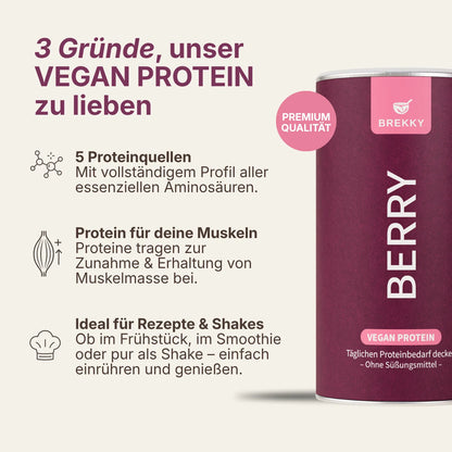 Berry - Veganes Proteinpulver