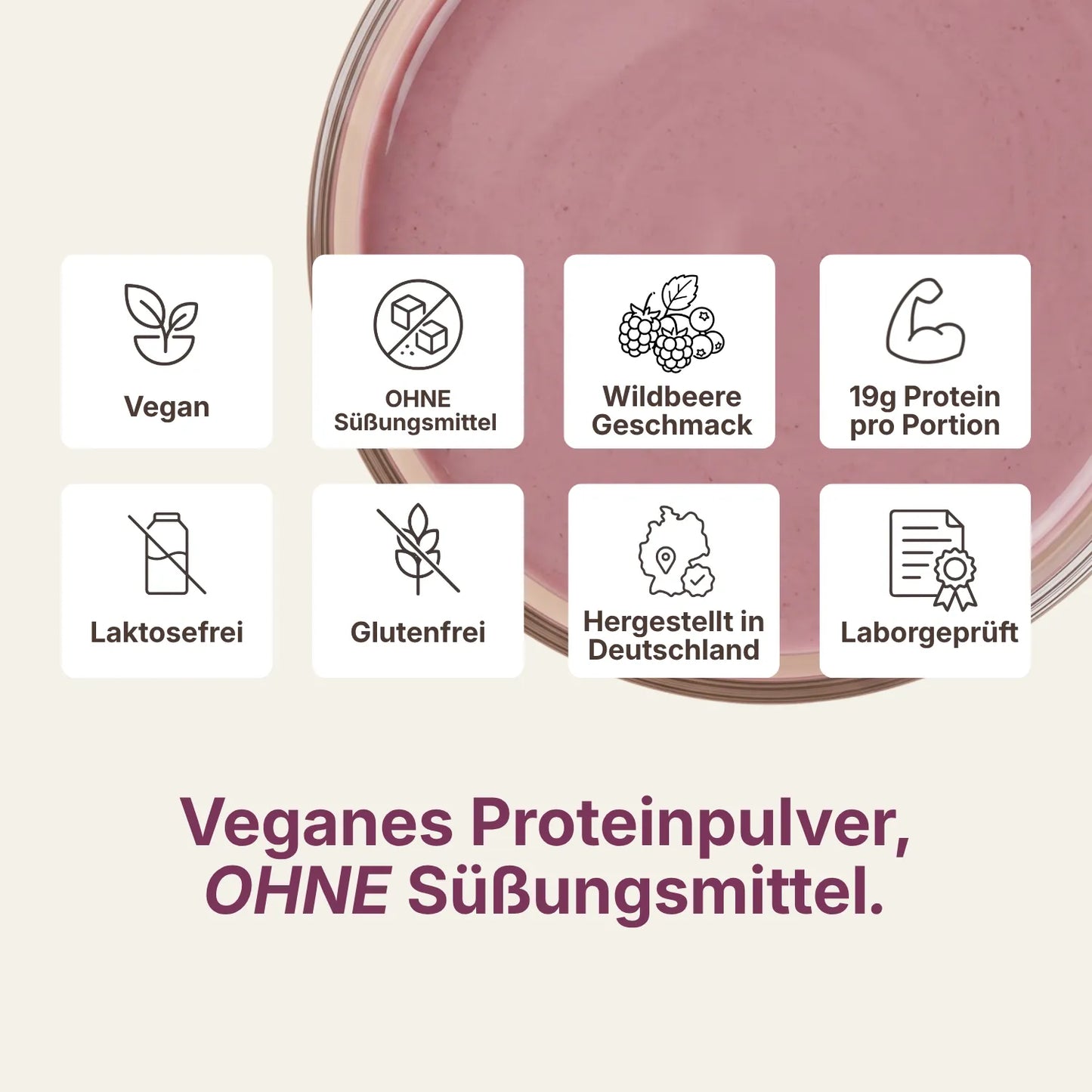 Berry - Veganes Proteinpulver