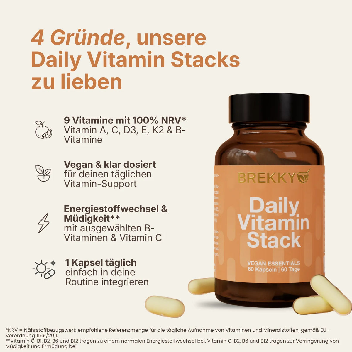 Vier Gründe für den Daily Vitamin Stack