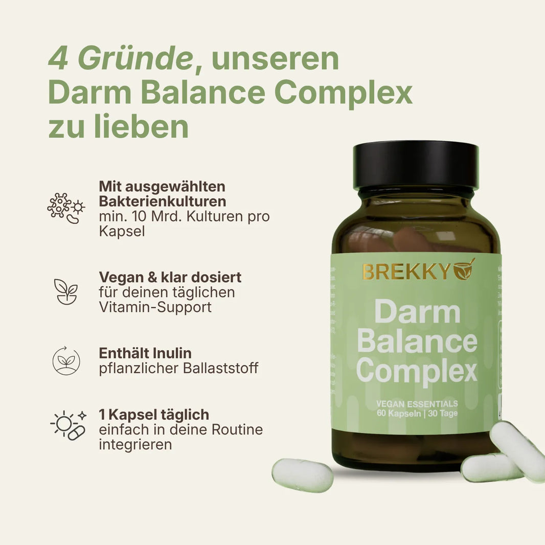 Dose Darm Balance Complex mit vier Gründen