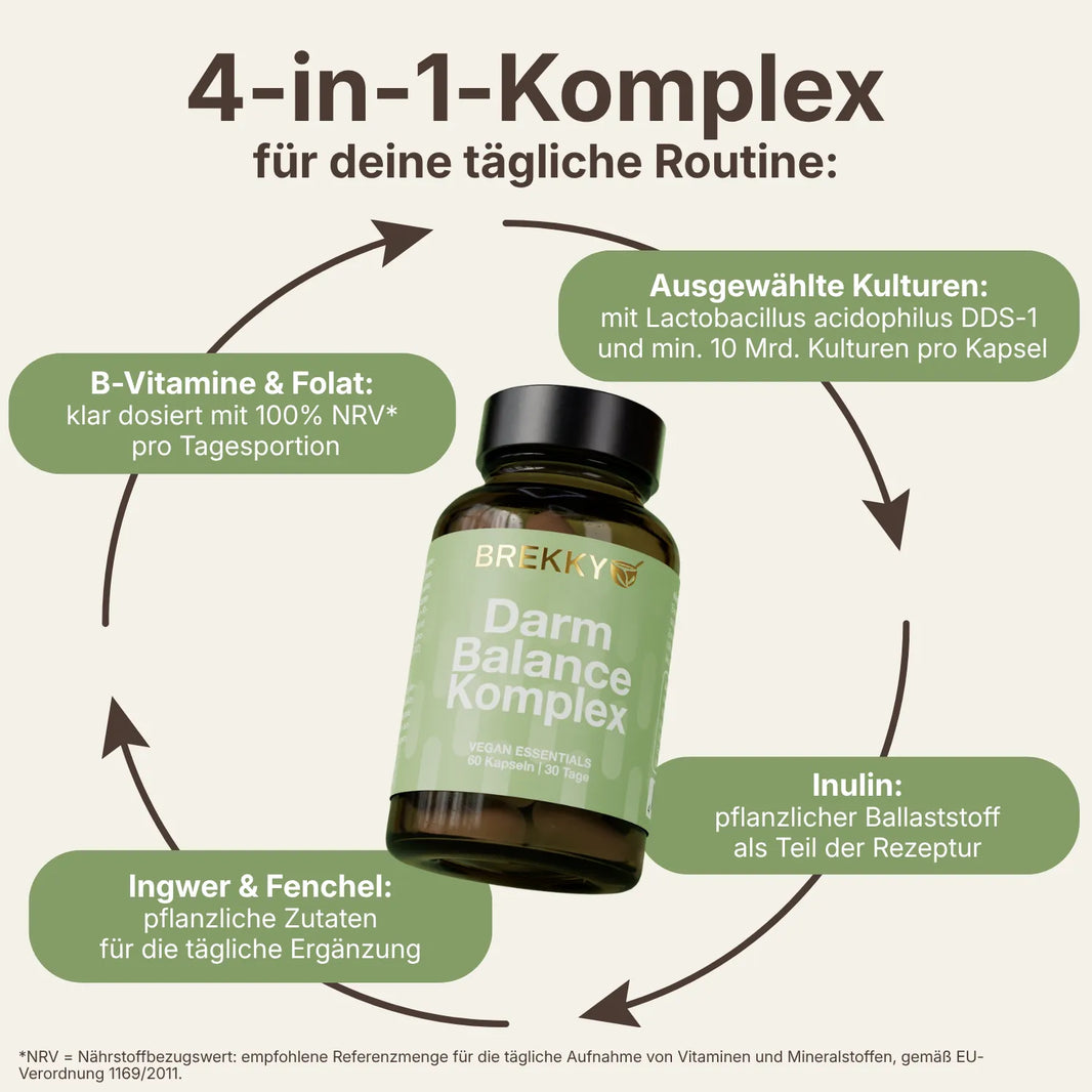 Darm Balance Komplex als 4-in-1-Komplex