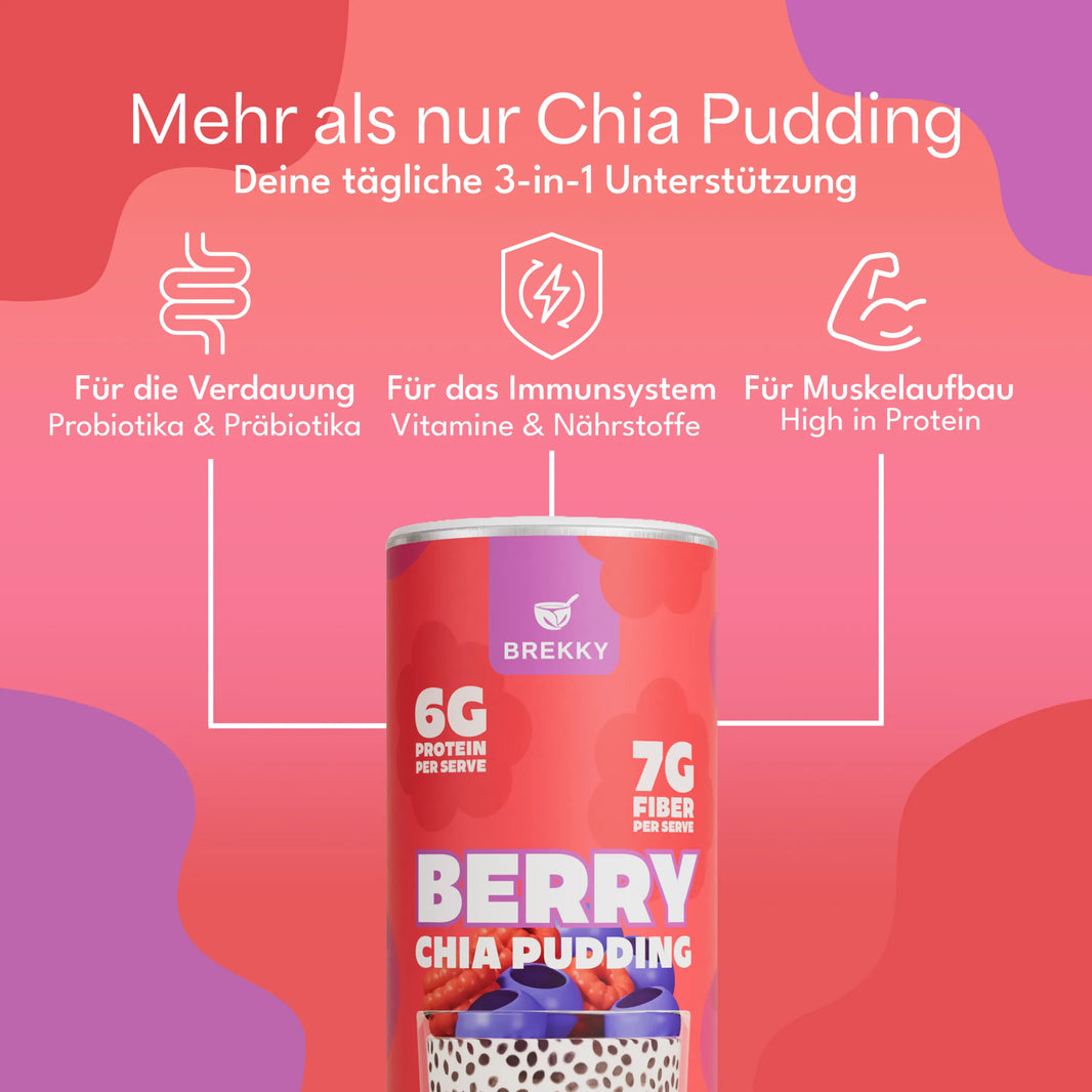 Chia Pudding Probierpaket | Prä- & Probiotisch