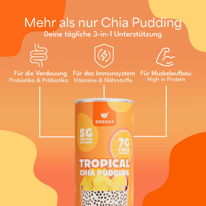Chia Pudding Tropical | Prä- & Probiotisch
