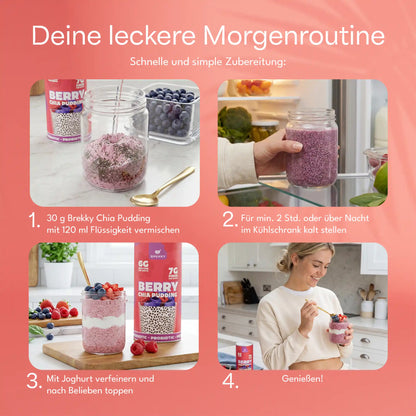 Chia Pudding Probierpaket | Prä- & Probiotisch