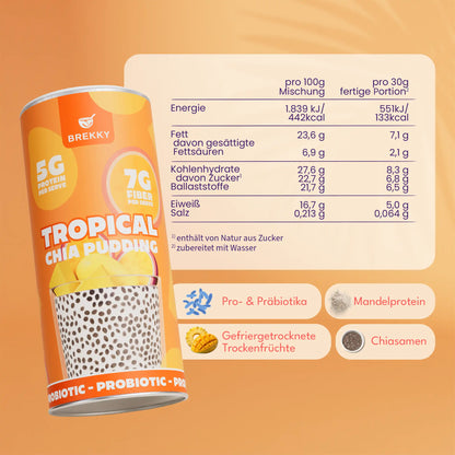 Chia Pudding Tropical | Prä- & Probiotisch