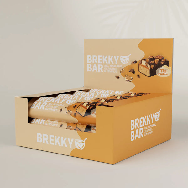 Brekky Bar - Caramel Peanut Proteinriegel - 1 Box
