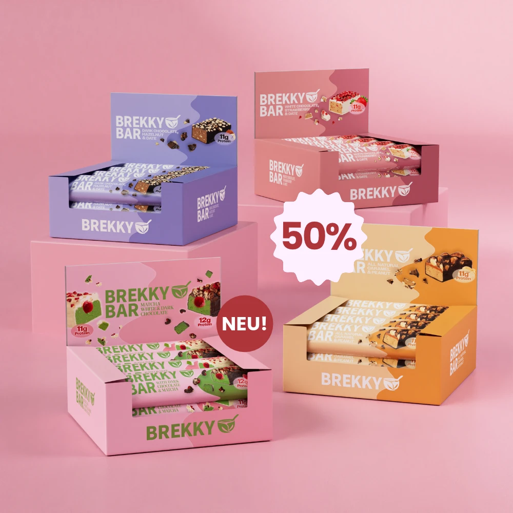 BREKKY Riegel Aktionspaket 50% auf die 2. Box