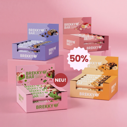 BREKKY Riegel Aktionspaket 50% auf die 2. Box