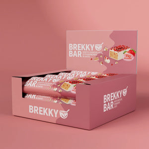 Brekky Bar - Erdbeer Proteinriegel - 1 Box