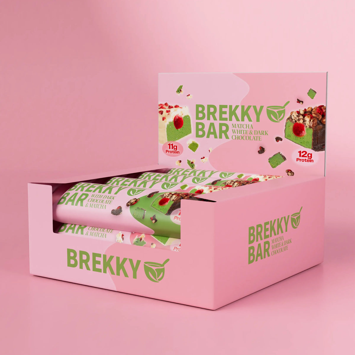 BREKKY Riegel Box Matcha