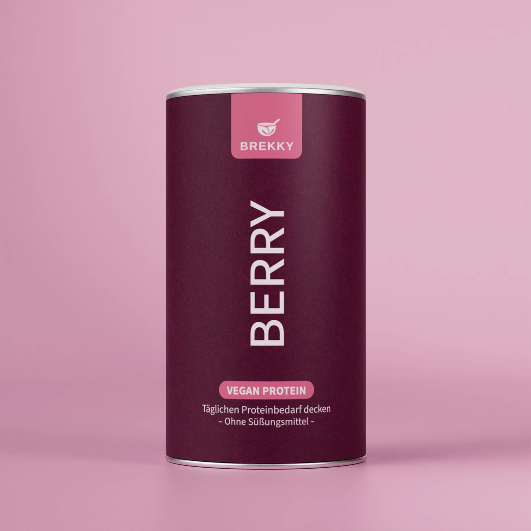 BREKKY Vegan Protein Berry