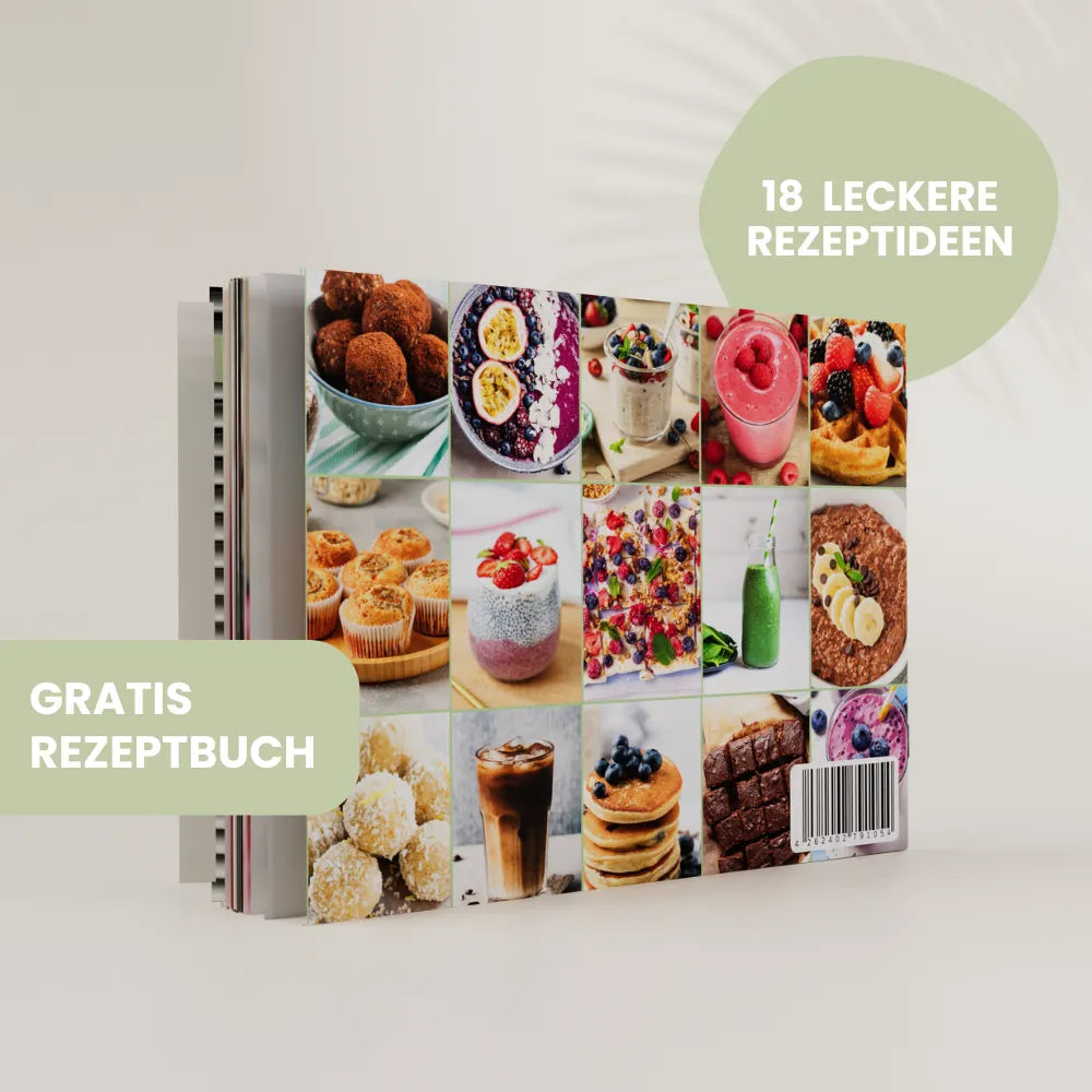 Veganes Premium Proteinpulver - Herbst Probierpaket mit GRATIS Gläsern