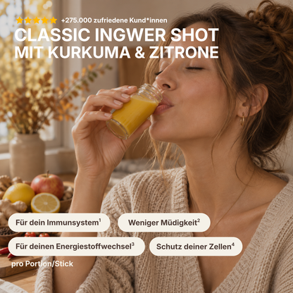 Ingwer Shot Probierpaket