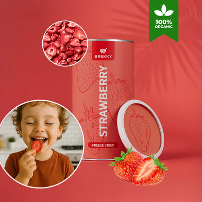 Gefriergetrocknete Erdbeeren