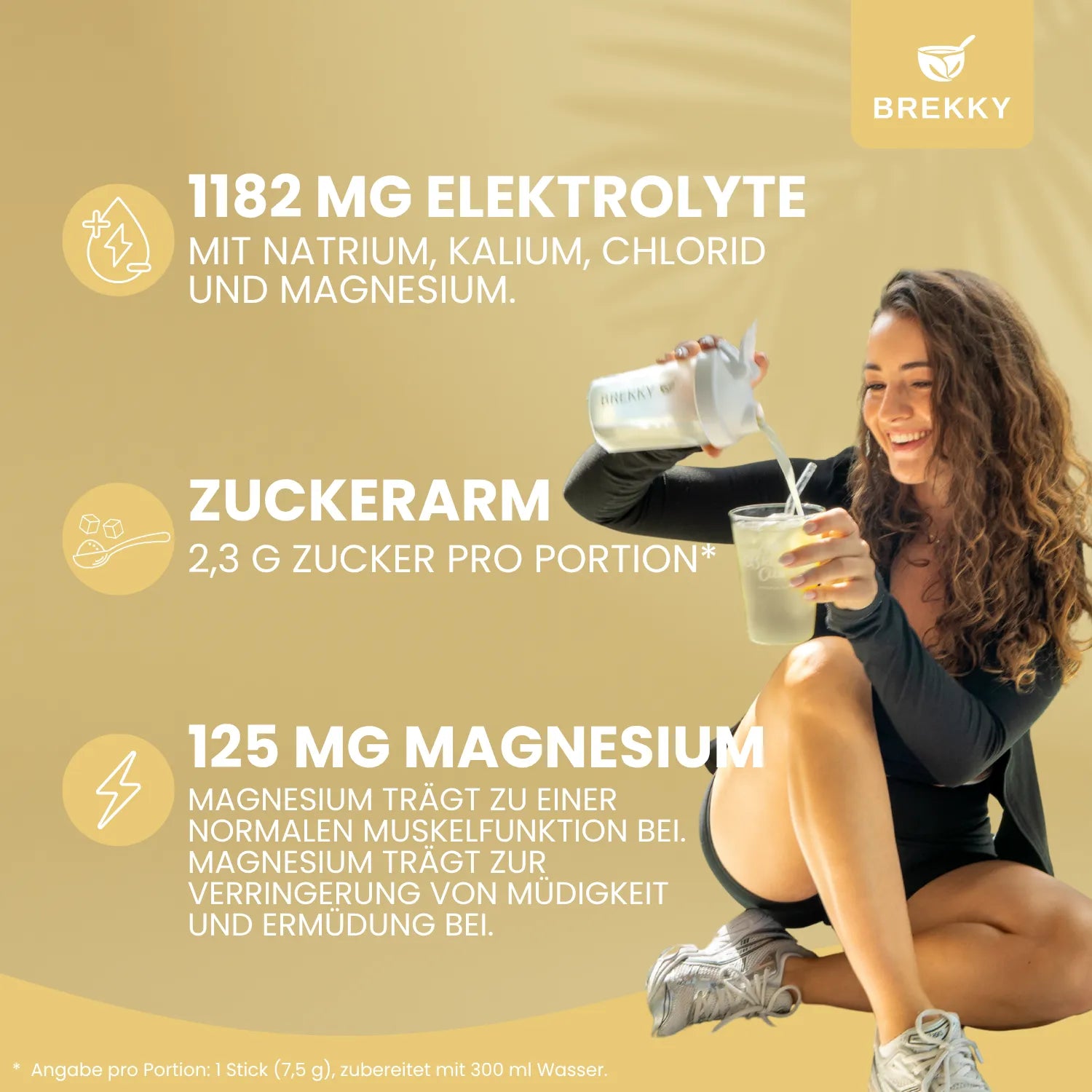 Hydration Sticks mit 1182 mg Elektrolyten, zuckerarm