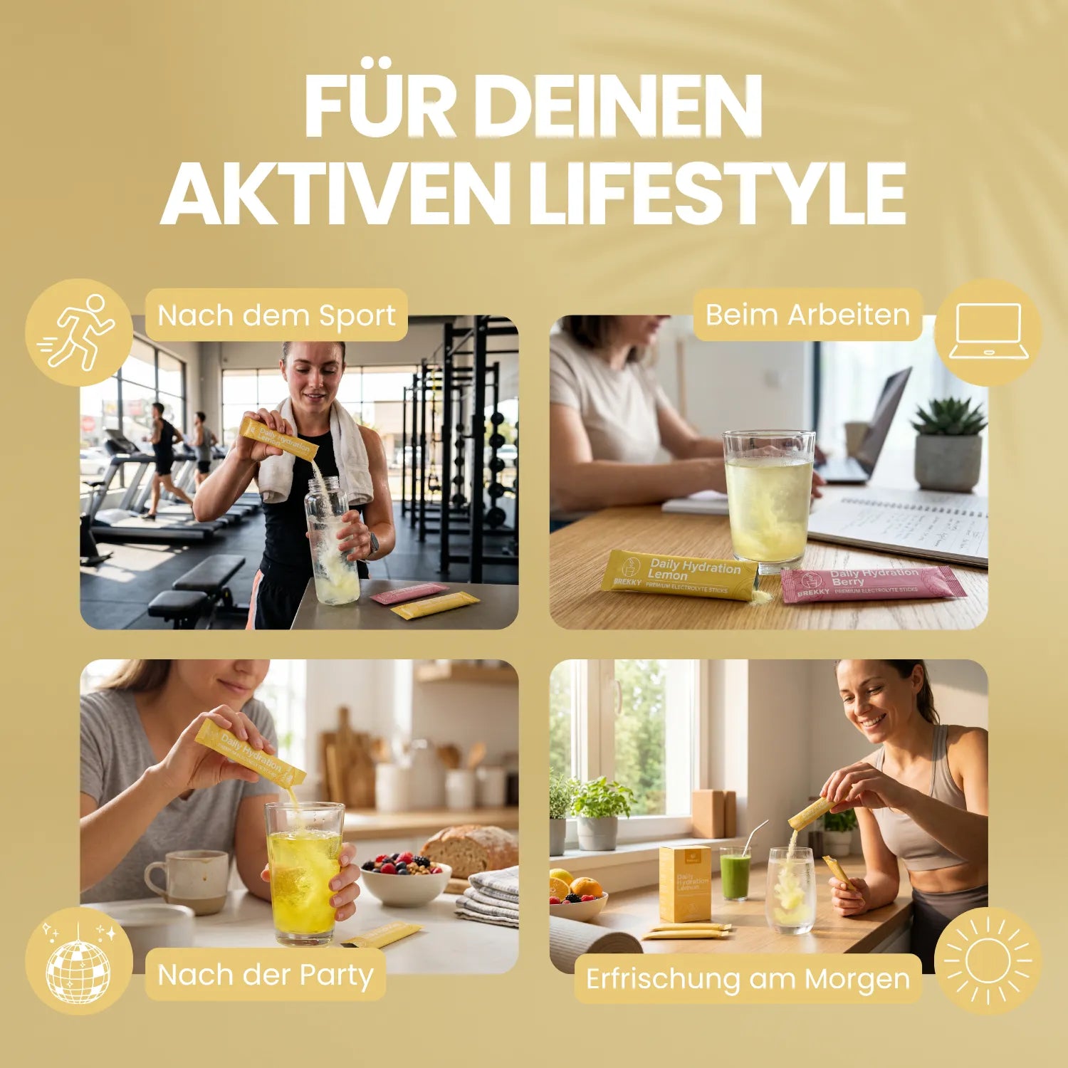 Hydration Sticks für den aktiven Lifestyle