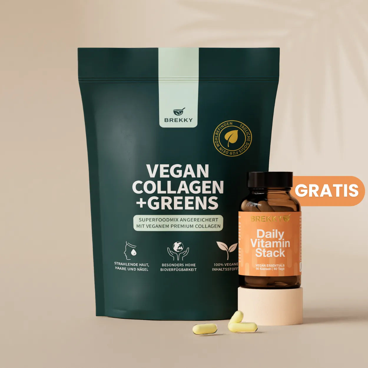 Vegan Collagen + Daily Vitamin Stack I Neujahrs Probierpaket