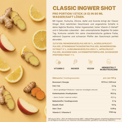 Ingwer Shot Probierpaket
