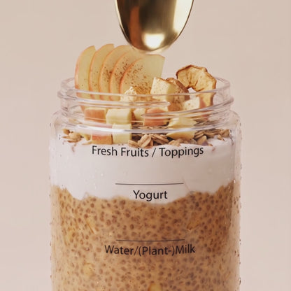 Chia Pudding Apfel Zimt | Ballaststoffreich