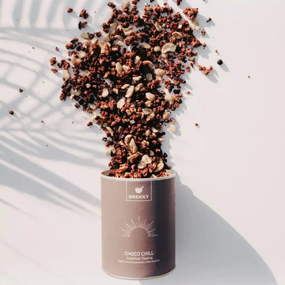 Brekky Bowl Choco Chill Topping Inhalt ausgeschuettet